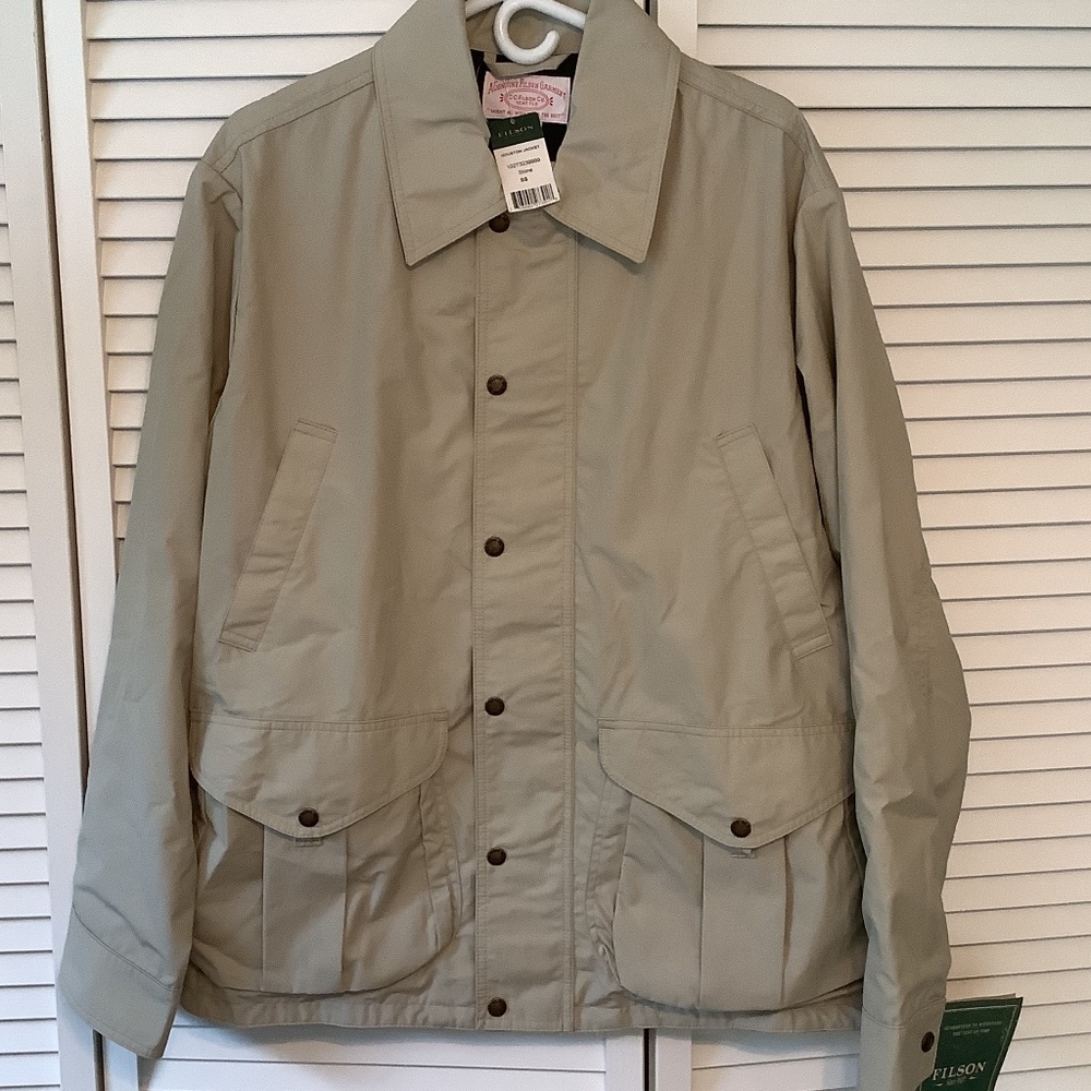 Filson Houston Dry Waxed Jacket, Size L